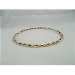 Sterling Silver Twisted Rope style Cuff Bracelet