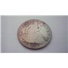 Image 1 : 1853 SEATED LIBERTY SILVER HALF DOLLAR, ARROWS+RAYS