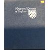 Image 1 : 1977 POSTAL COMMEMORATIVE SOCIETY KINGS & QUEENS OF ENGLAND BOOK 12 *1ST DAY COVERS* WITH STAMPS.