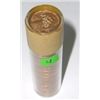 Image 1 : ROLL OF 1963-D *RARE UNC* PENNIES 50 TOTAL *ROLL CAME OUT OF SAFE DEPOSIT BOX*!!