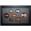 Image 2 : 1988 Canada Mint Foreign Coin Set In Display Case With Commemorative Ironworks $1; Royal Canadian Mi