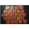 Image 2 : 2011 Copper Round; Various Designs; Lot of 25; .999 Fine Copper 1 Oz.; EST. $40-60