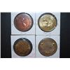 Image 2 : Various Iowa State Tokens; Various Dates, Places, People, Etc.; Lot of 4; EST. $5-10