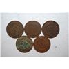 Image 2 : US Indian Head Penny; Various Dates & Conditions; Lot of 5; EST. $5-10