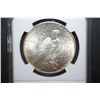 Image 2 : 1925 US Peace $1; NGC Graded MS63; EST. $55-80