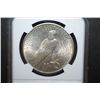 Image 2 : 1925 US Peace $1; NGC Graded MS63; EST. $50-65