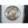 Image 2 : 1922 US Peace $1; NGC Graded MS63; EST. $50-65