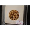 Image 2 : 2007 US Presidential Thomas Jefferson $1 In Display Case; Pure 24K Gold Enriched; EST. $5-10