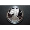 Image 1 : 2003-W US Silver American Eagle $1 Proof In Velvet Box With COA Included; 99.9% Silver 1 Oz.; EST. $
