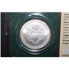 Image 2 : 2005 US Silver American Eagle $1 In Blister Pack With History; 1 Oz. Fine Silver; EST. $40-60