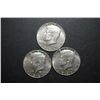 Image 1 : 1967-69 US Kennedy Half Dollar; Lot of 3 Consecutive Years; EST. $20-30