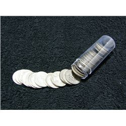 Roll 40 unchecked 90% Silver Washington Quarters