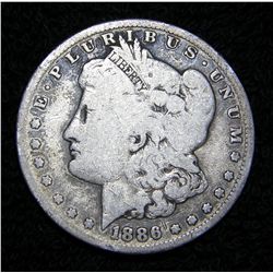 1886 S Morgan Dollar