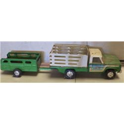Nylint Truck & Trailer Green & White