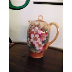Thomas Sevres Bavaria Chocolate Pot approx 7" x H8" no cracks no chips beautiful floral