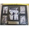 Image 1 : Williams & Mantel Autographed Mat With Certificate of Authenticity 20" x 16"