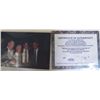 Image 2 : Williams & Mantel Autographed Mat With Certificate of Authenticity 20" x 16"