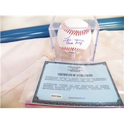 Signed Willie Mays Autographed Ball With Certificate of Authenticity