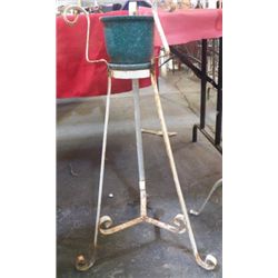 Wrought Iron Plant Stand Approx 17" x 29"