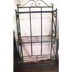 Three Tier Metal Shelf Plant Stand Approx 24" x 12" deep x 48" tall