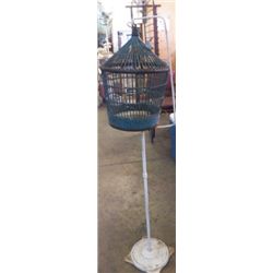 Birdcage With Stand Yard Art 14"x53"approx.