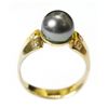 Image 1 : CULTURED PEARL AND DIAMOND RING