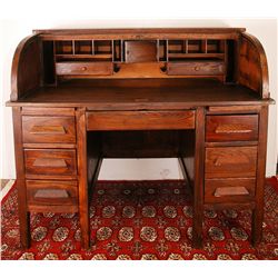 Antique Roll Top Desk Circa 1900's