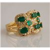 Image 3 : 5.74ct Emerald and Diamond Ring