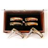 Image 2 : Franklin Mint Trout Collector Knife Set w/Display B