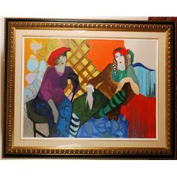 Itzchak Tarkay 59"x48" Signed Serigraph