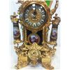 Image 2 : Porcelain and Brass Clock