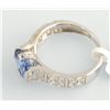 Image 3 : 14K 2.63ct Sapphite and Diamond Ring