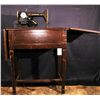 Image 1 : VIntage Singer Sewing Machine and Table