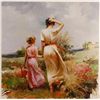 Image 1 : Pino "Tuscan Stroll" Giclee on Canvas Hand Signed