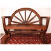 Image 1 : Wagon Wheel Bench