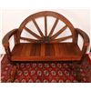 Image 2 : Wagon Wheel Bench