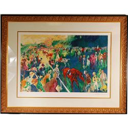 LeRoy Neiman "Paddock at Chantilly"