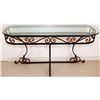 Image 1 : Vintage  Wrought Iron Console Table