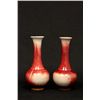Image 1 : Pair of Chinese red vases