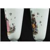 Image 3 : Pair light  green Bohemian glass lucernes