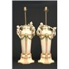 Image 1 : Pair large Royal Dux vases mounted as lamps