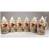 Image 1 : Lot of 6 beer steins "Budweiser"