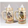 Image 3 : Lot of 6 beer steins "Budweiser"