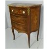 Image 2 : French marble top inlaid commode