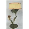 Image 2 : Patinated leaf form metal pole lamp ca. 1930's