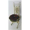 Image 2 : Arts & Crafts transitional brass boudoir chair