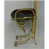Image 3 : Arts & Crafts transitional brass boudoir chair
