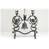 Image 2 : 19th c. wrought  iron pricket candle holder & bell