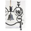 Image 4 : 19th c. wrought  iron pricket candle holder & bell