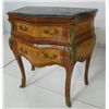 Image 2 : French style bombe marble top commode